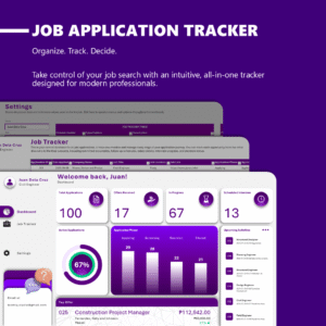 Job Application Tracker Excel Template