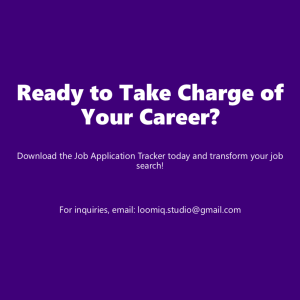 Job Application Tracker Excel Template