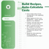 Food Recipe Cost Calculator Excel Template (No Macros)