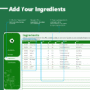 Food Recipe Cost Calculator Excel Template (No Macros)