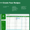 Food Recipe Cost Calculator Excel Template (No Macros)