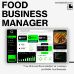Food Business Manager Excel Dashboard Food Business Manager Excel Dashboard