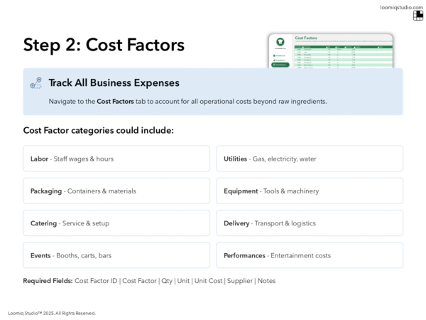 Food Recipe Cost Calculator Plus
