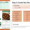 Food Recipe Cost Calculator Plus
